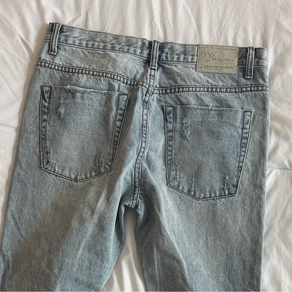 One Teaspoon Distressed Awesome Baggies Jeans - Picture 6 of 9